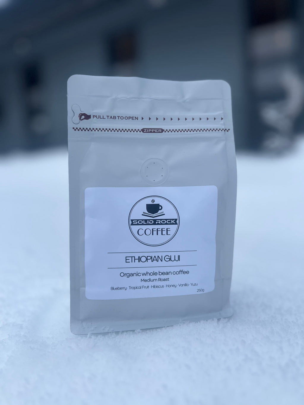 Solid Rock Coffee ETHIOPIAN GUJI - Medium
Roast