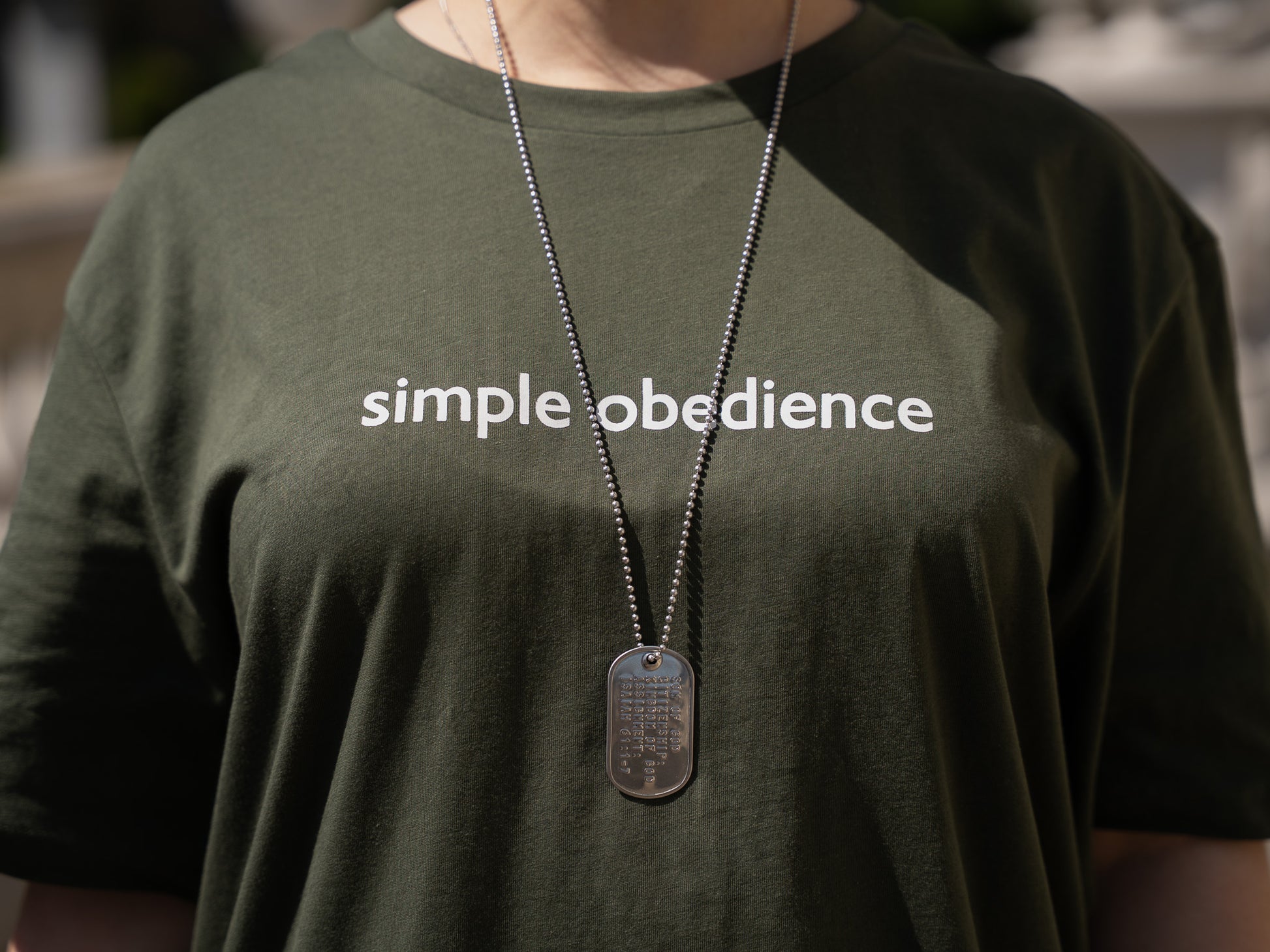 Simple Obedience T shirt