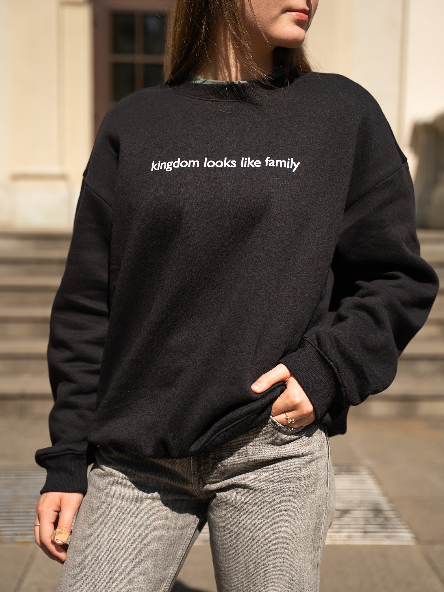 Kingdom Looks like Family Crewneck