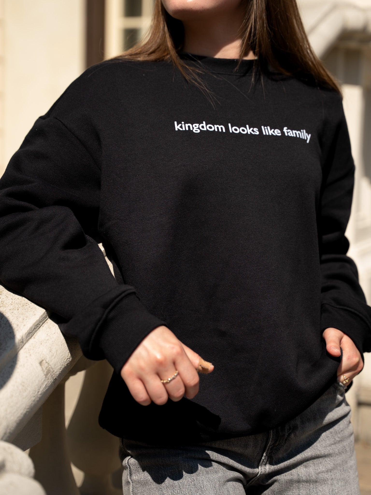 Kingdom Looks like Family Crewneck