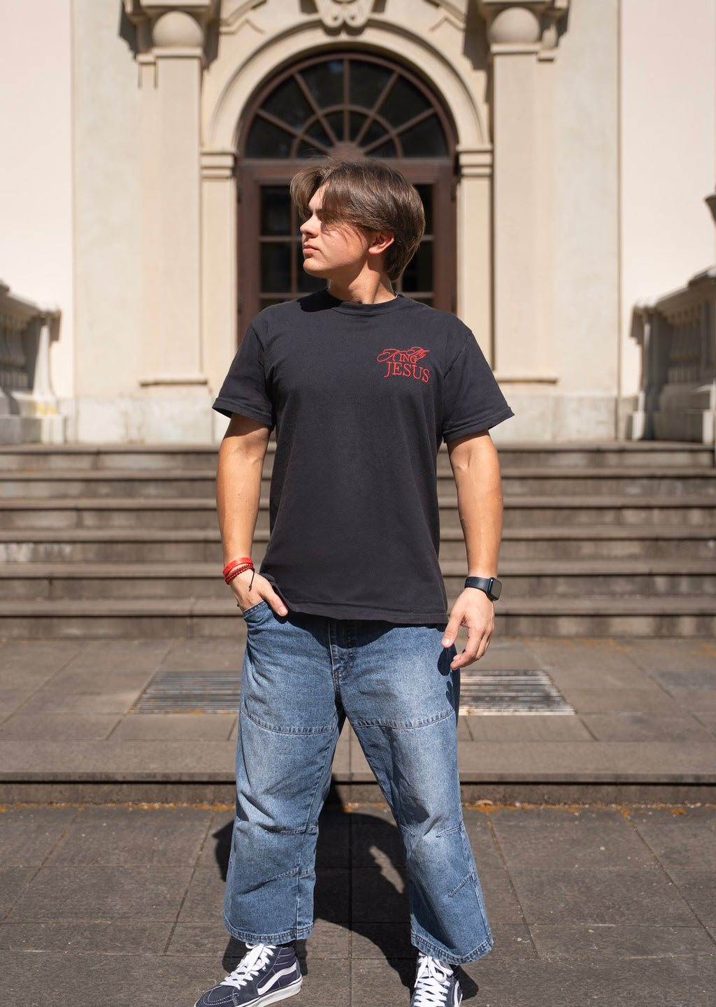 My King Jesus (Red) Short Sleeve T-shirt