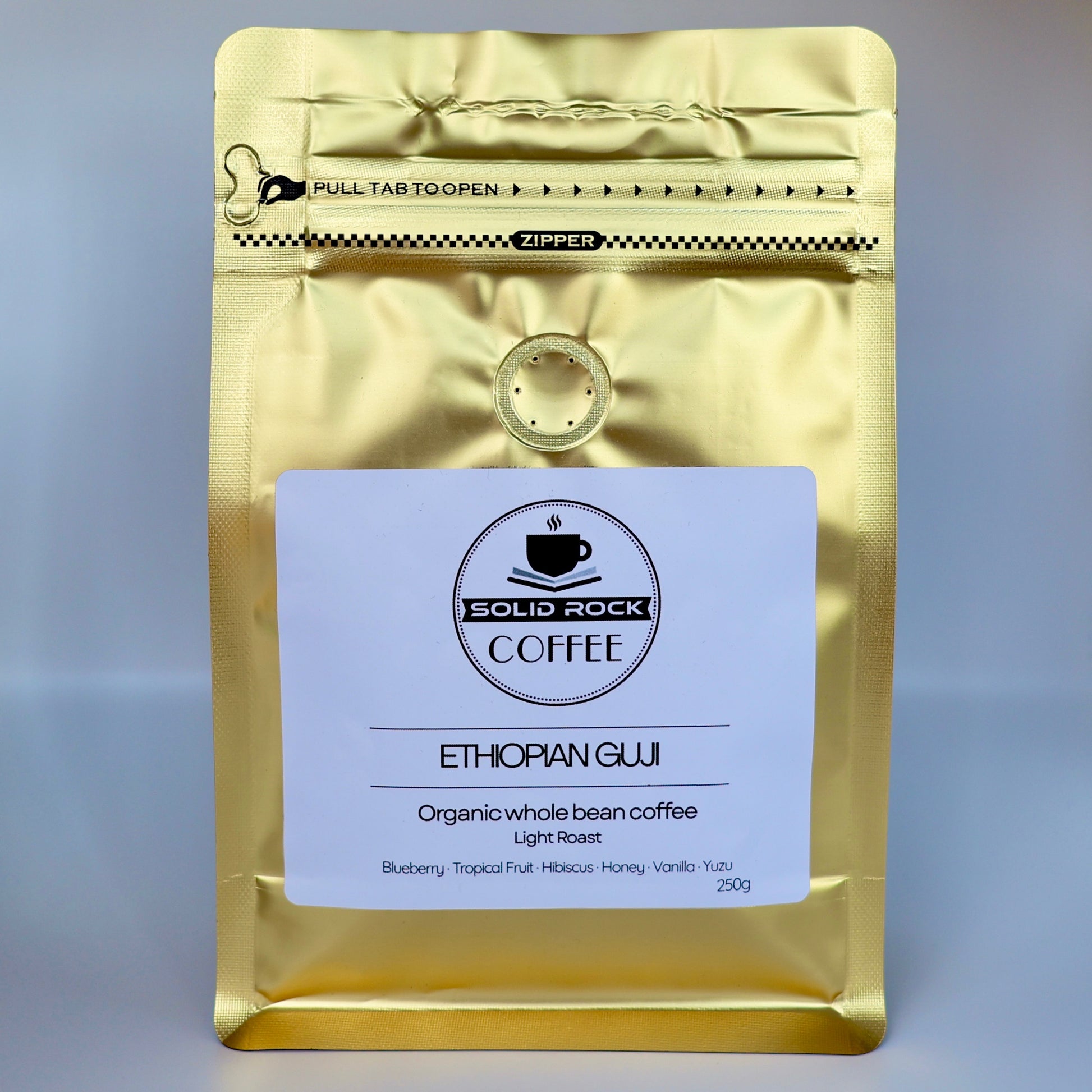 Solid Rock Coffee ETHIOPIAN GUJI - light
Roast