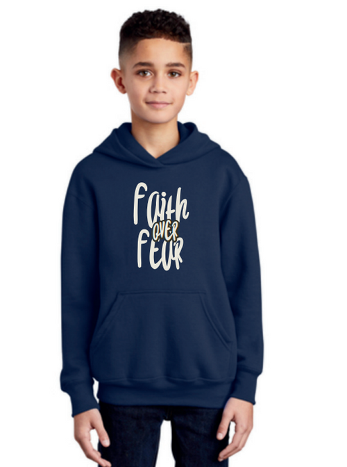 Faith Over Fear Child Hoodie